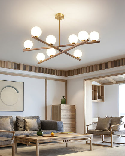 Line Ball Chandelier