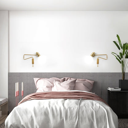 Long Arm Rotating Wall Lamp