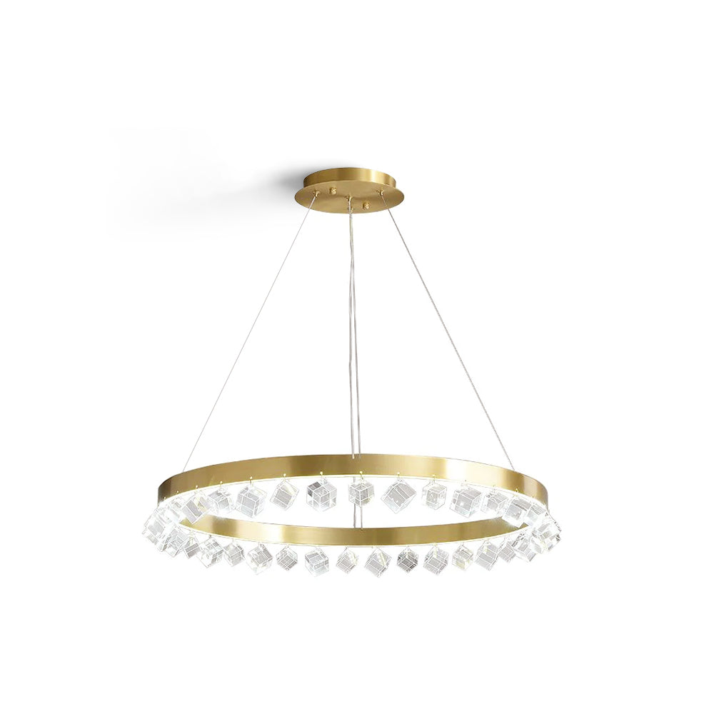Loop Crystal Chandelier