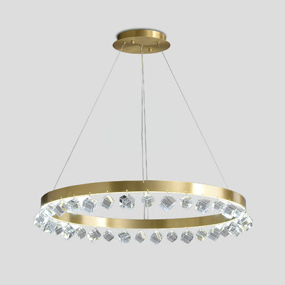 Loop Crystal Chandelier