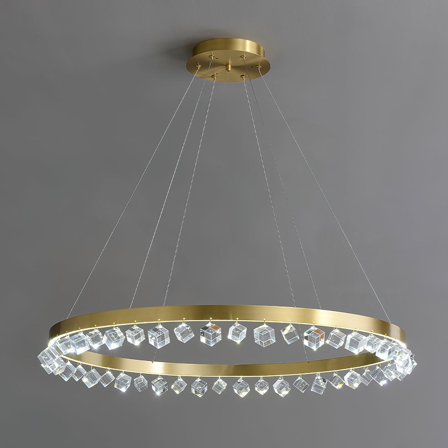 Loop Crystal Chandelier