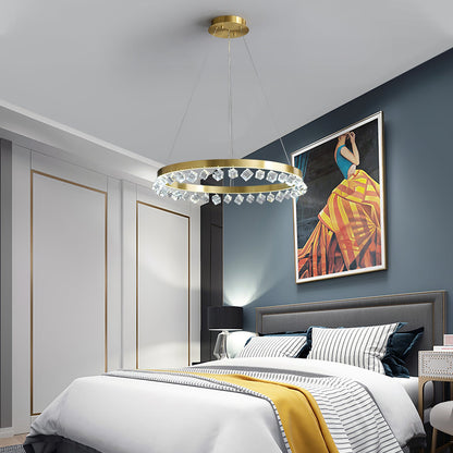 Loop Crystal Chandelier
