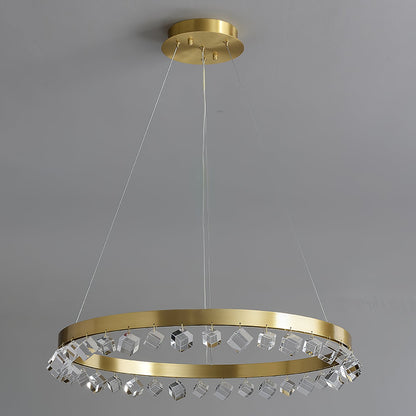 Loop Crystal Chandelier