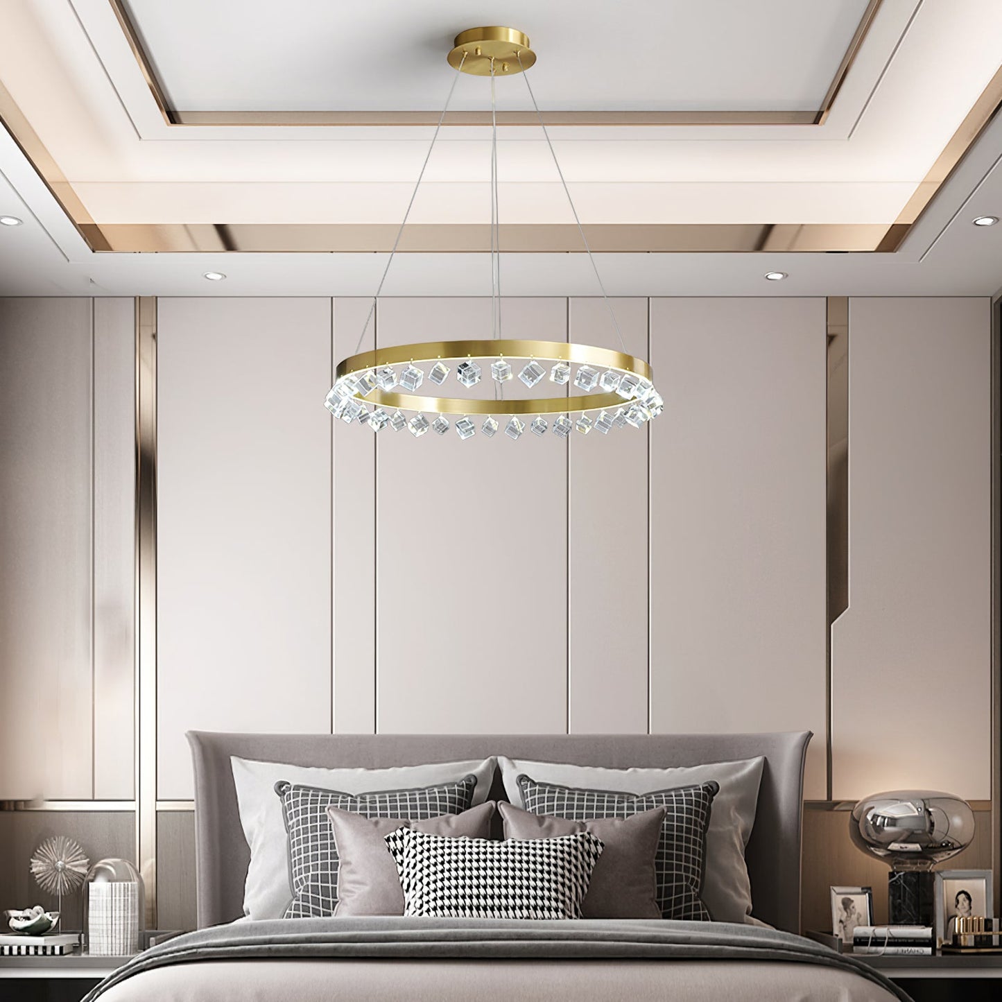 Loop Crystal Chandelier