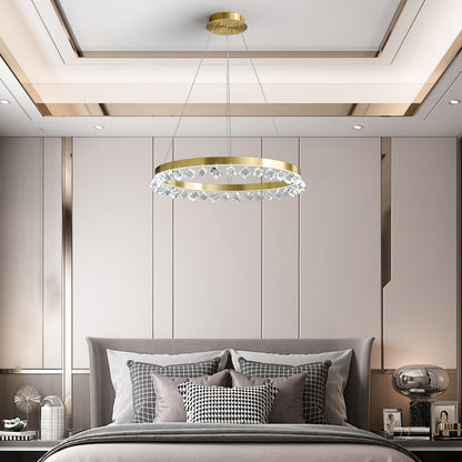 Loop Crystal Chandelier