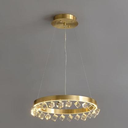 Loop Crystal Chandelier