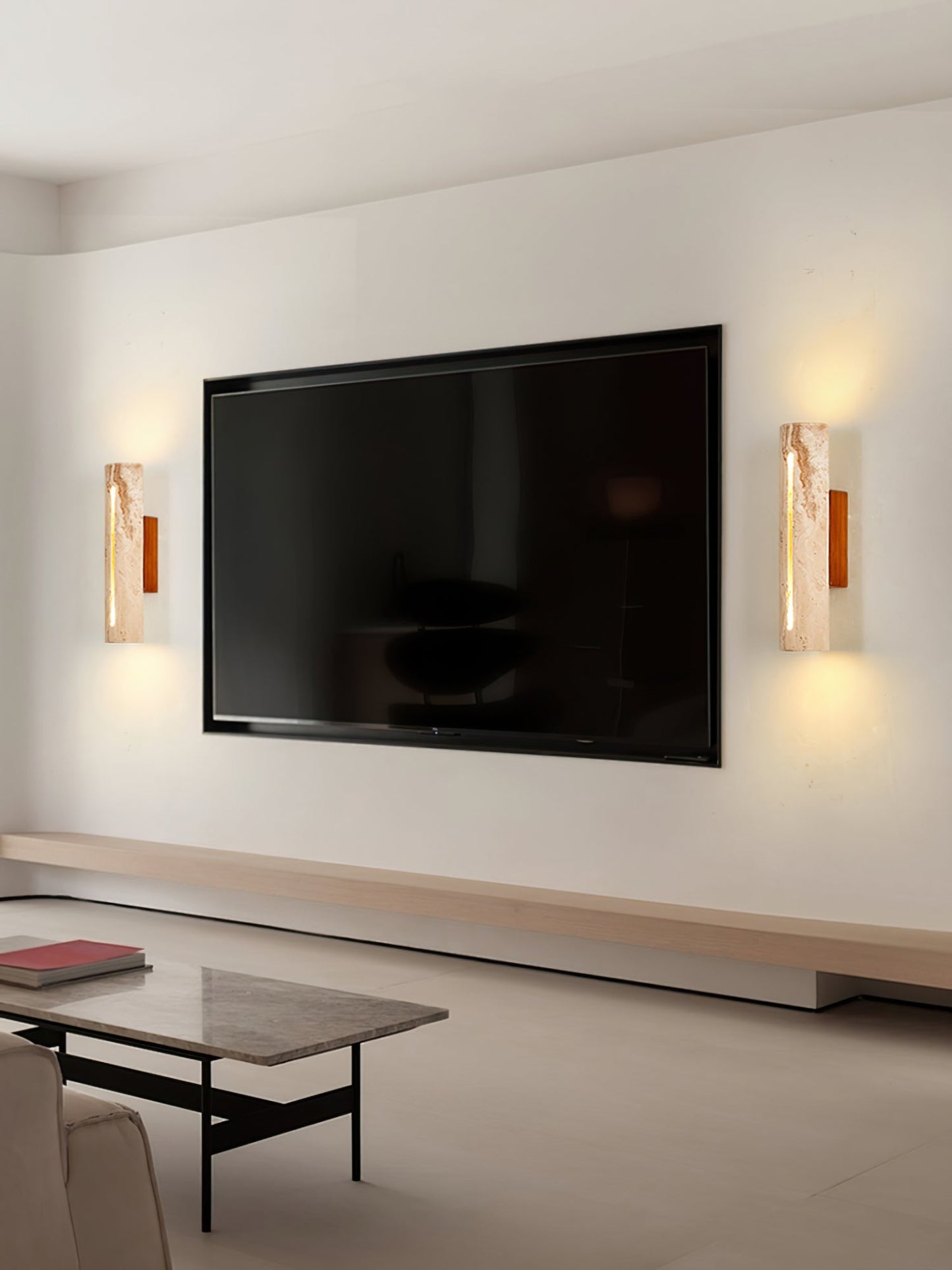 Lorelei Travertine Wall Light