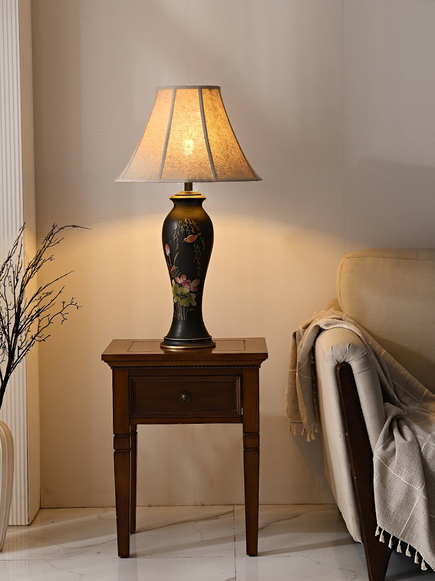 Lotus Ceramic Table Lamp