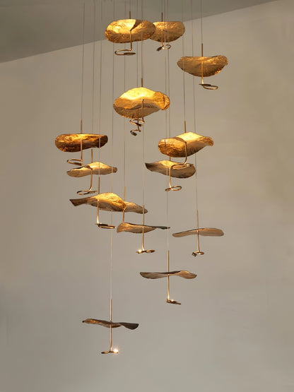 Lotus Leaf Chandelier