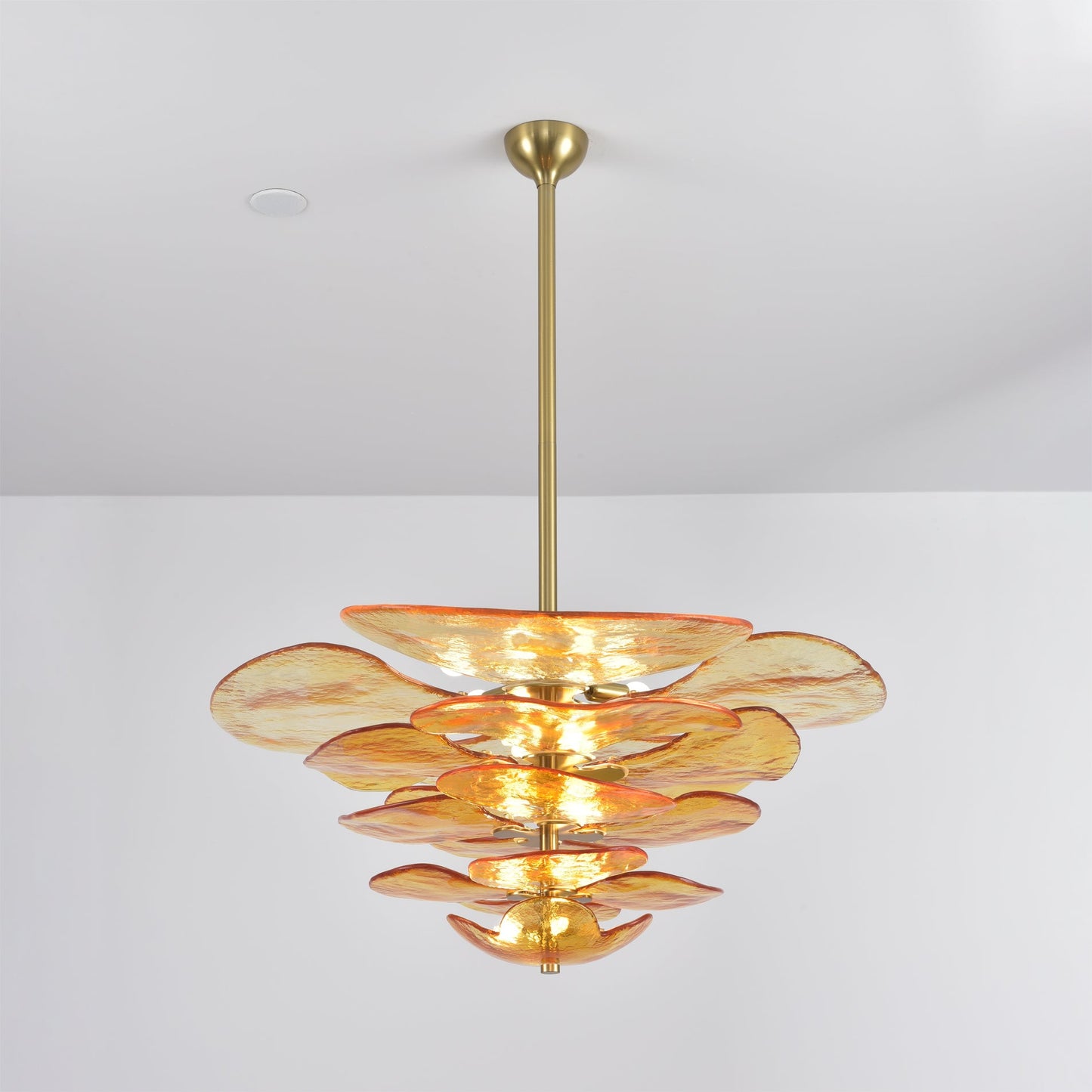 Lotus Leaf Murano Chandelier