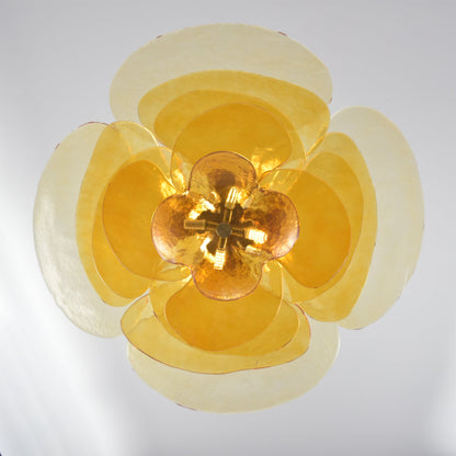Lotus Leaf Murano Chandelier