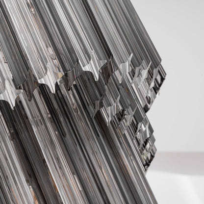 Lucente Noir Spiral Chandelier