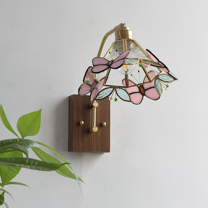 Lulla Butterfly Tiffany Wall Lamp