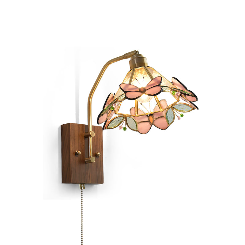 Lulla Butterfly Tiffany Wall Lamp