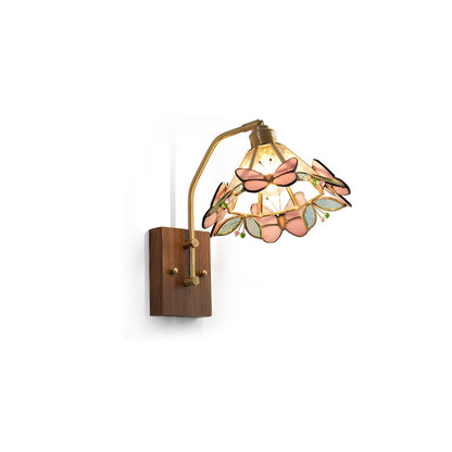 Lulla Butterfly Tiffany Wall Lamp