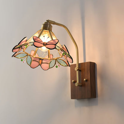 Lulla Butterfly Tiffany Wall Lamp