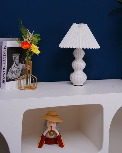 Luna Pleated Table Lamp