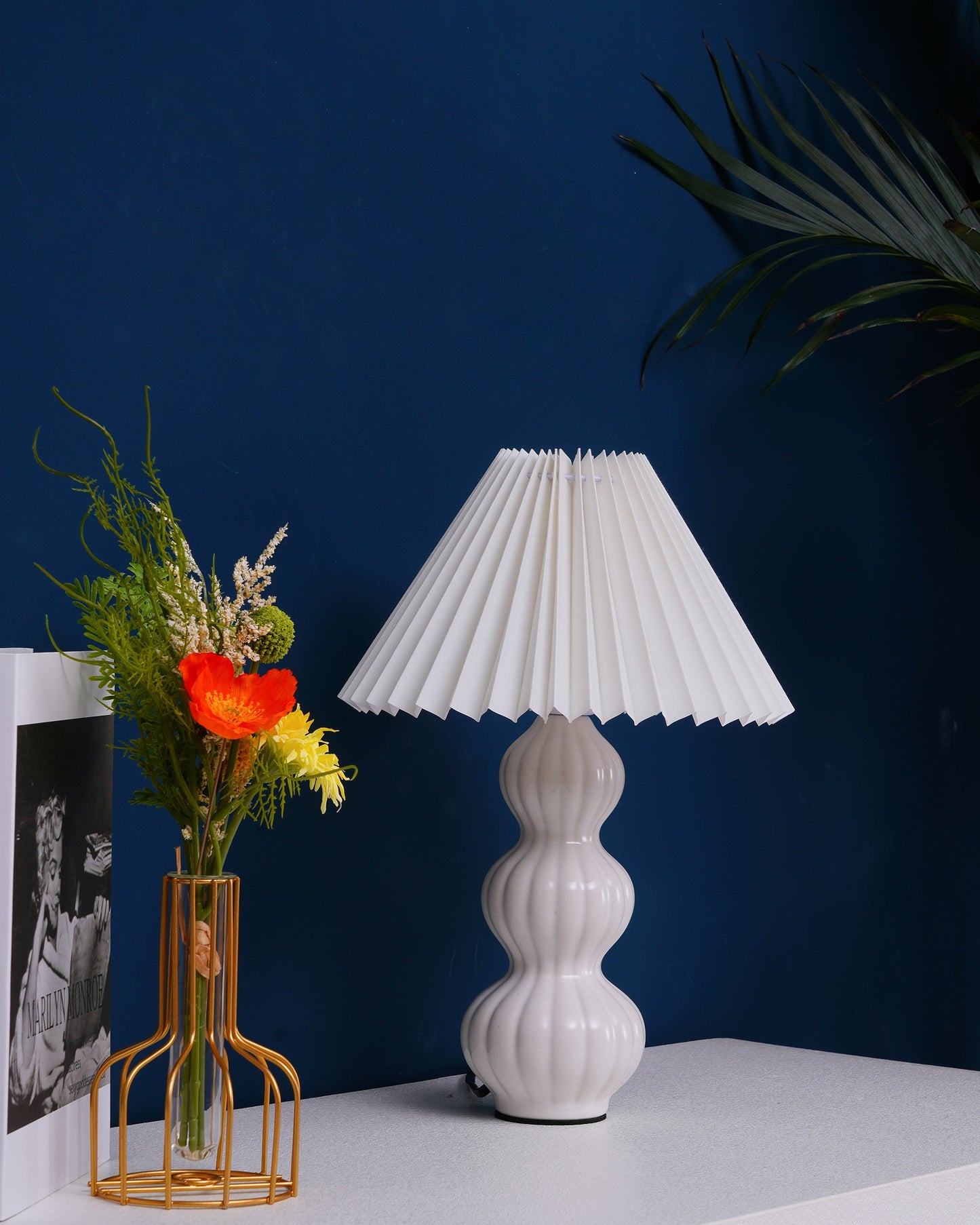 Luna Pleated Table Lamp