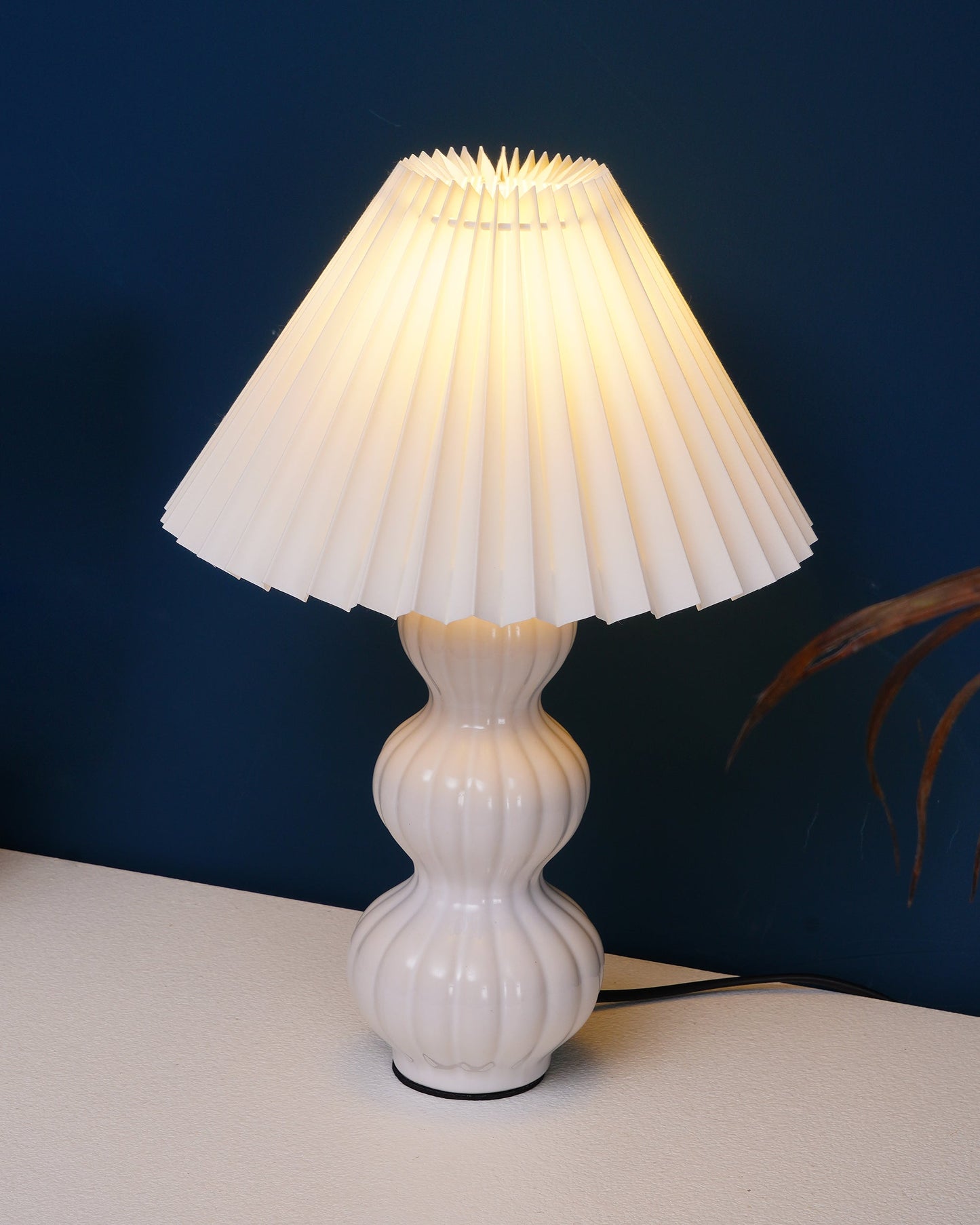 Luna Pleated Table Lamp