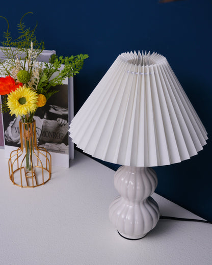 Luna Pleated Table Lamp