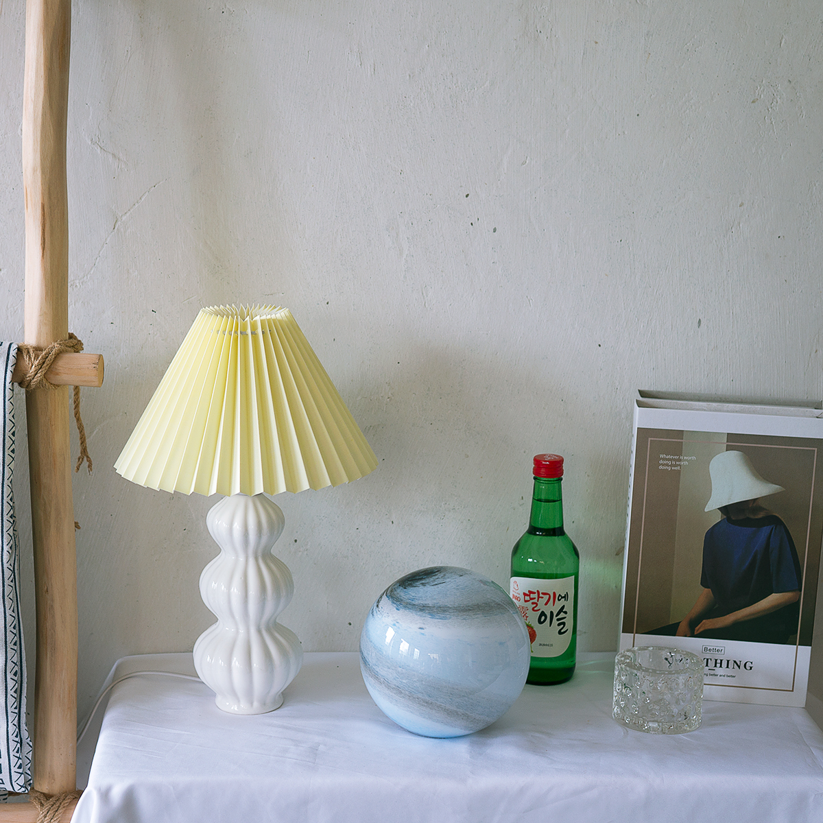 Luna Pleated Table Lamp