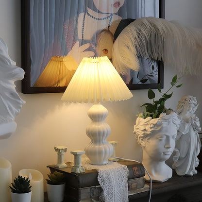 Luna Pleated Table Lamp