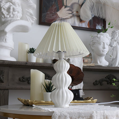 Luna Pleated Table Lamp
