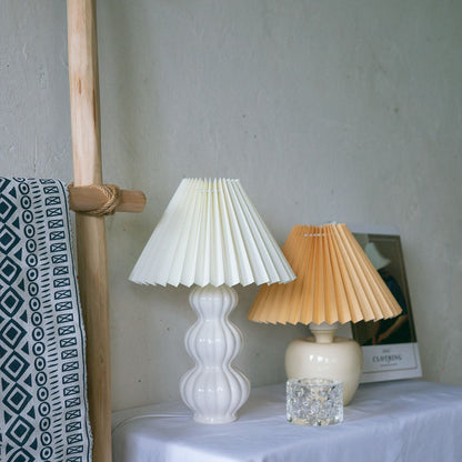 Luna Pleated Table Lamp