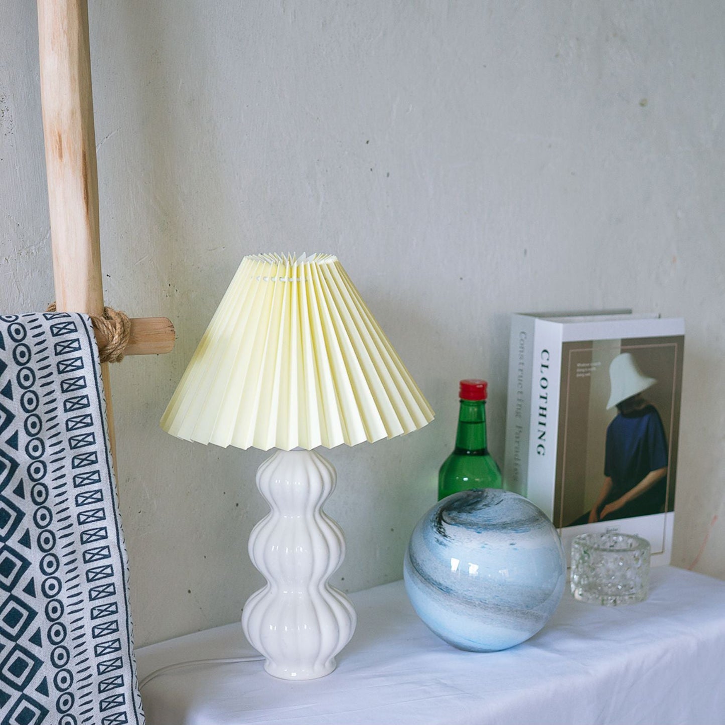 Luna Pleated Table Lamp