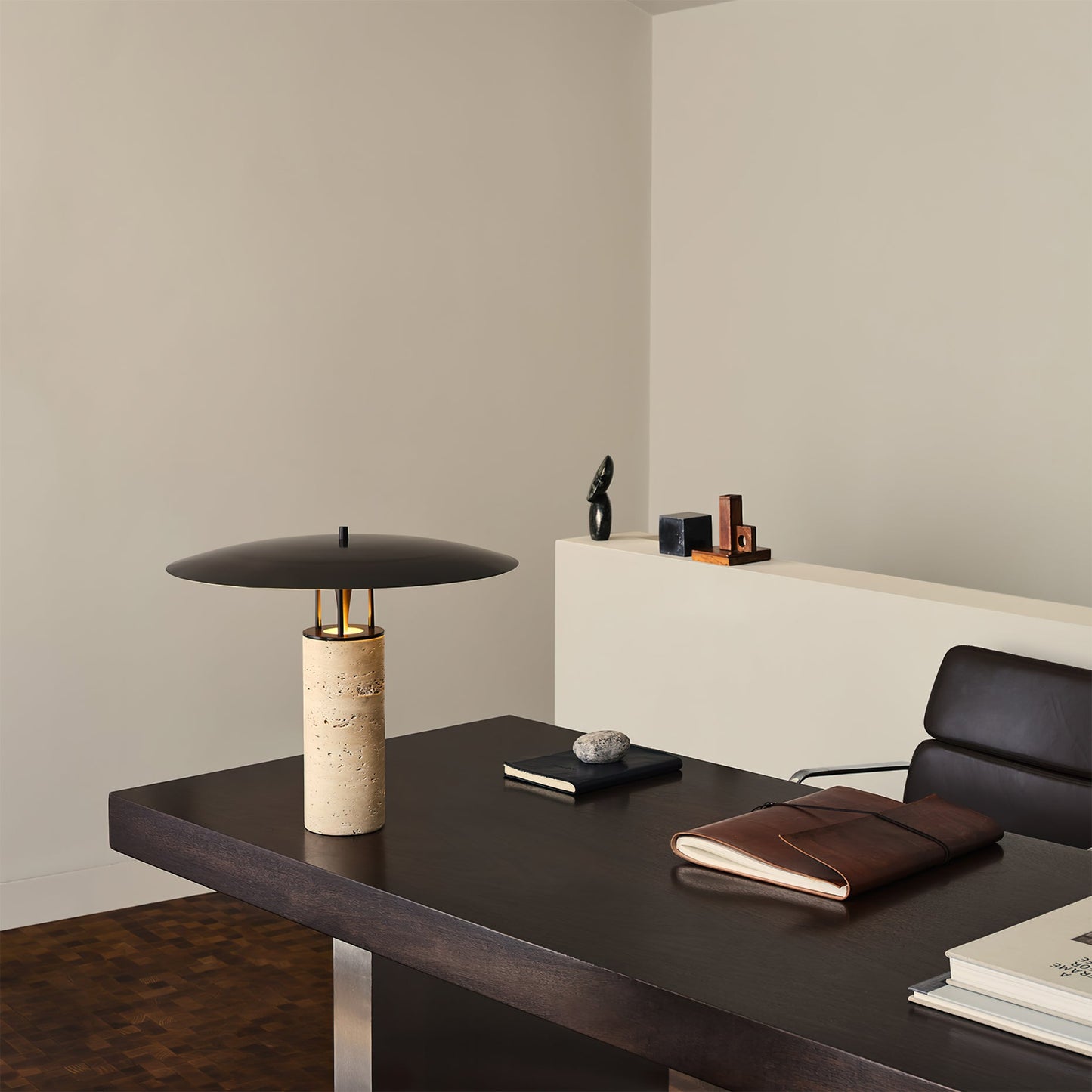 Gioe Travertine Table Lamp
