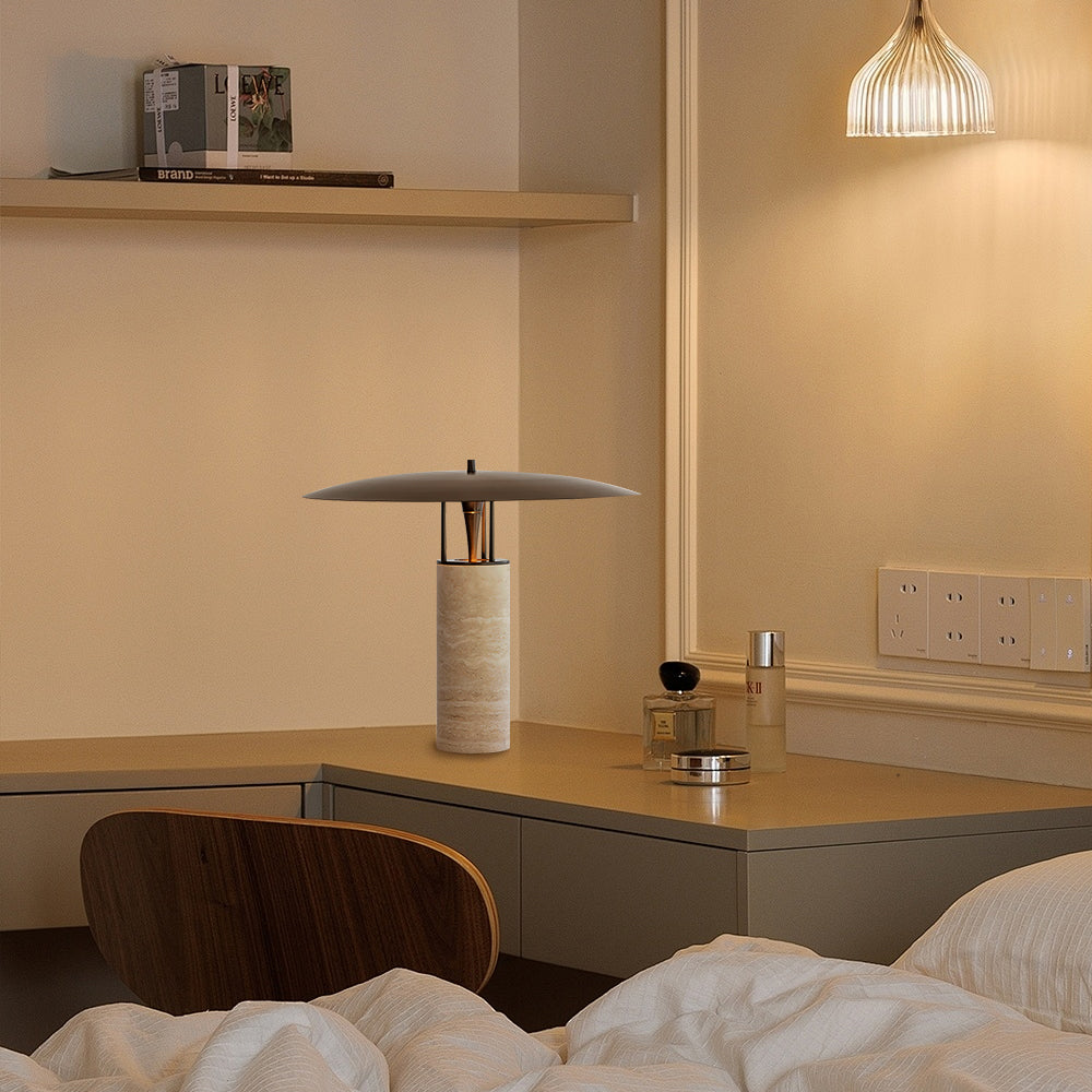 Gioe Travertine Table Lamp