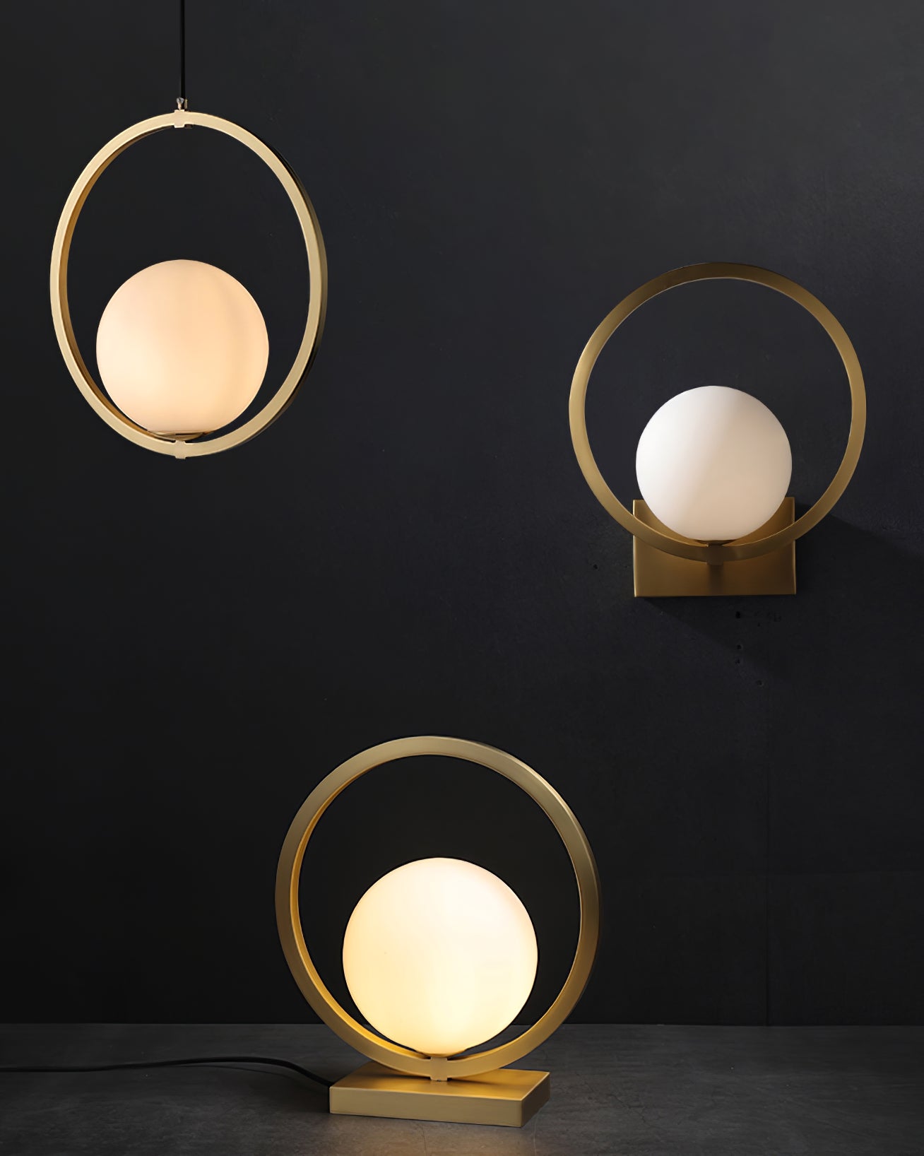 Lunar Brass Table Lamp