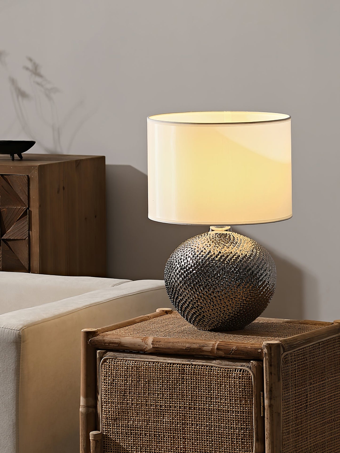 Mabel Textured Ceramic Table Lamp