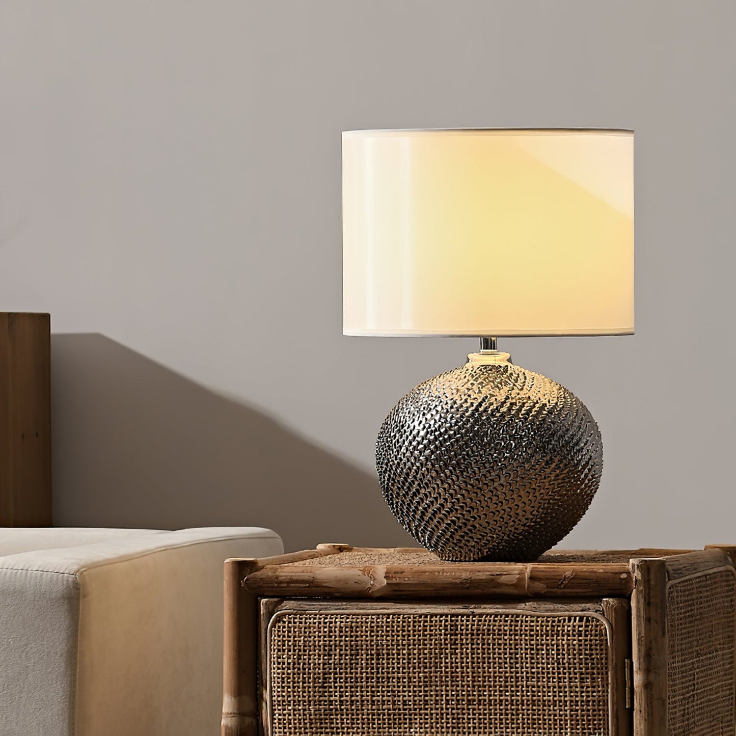 Mabel Textured Ceramic Table Lamp