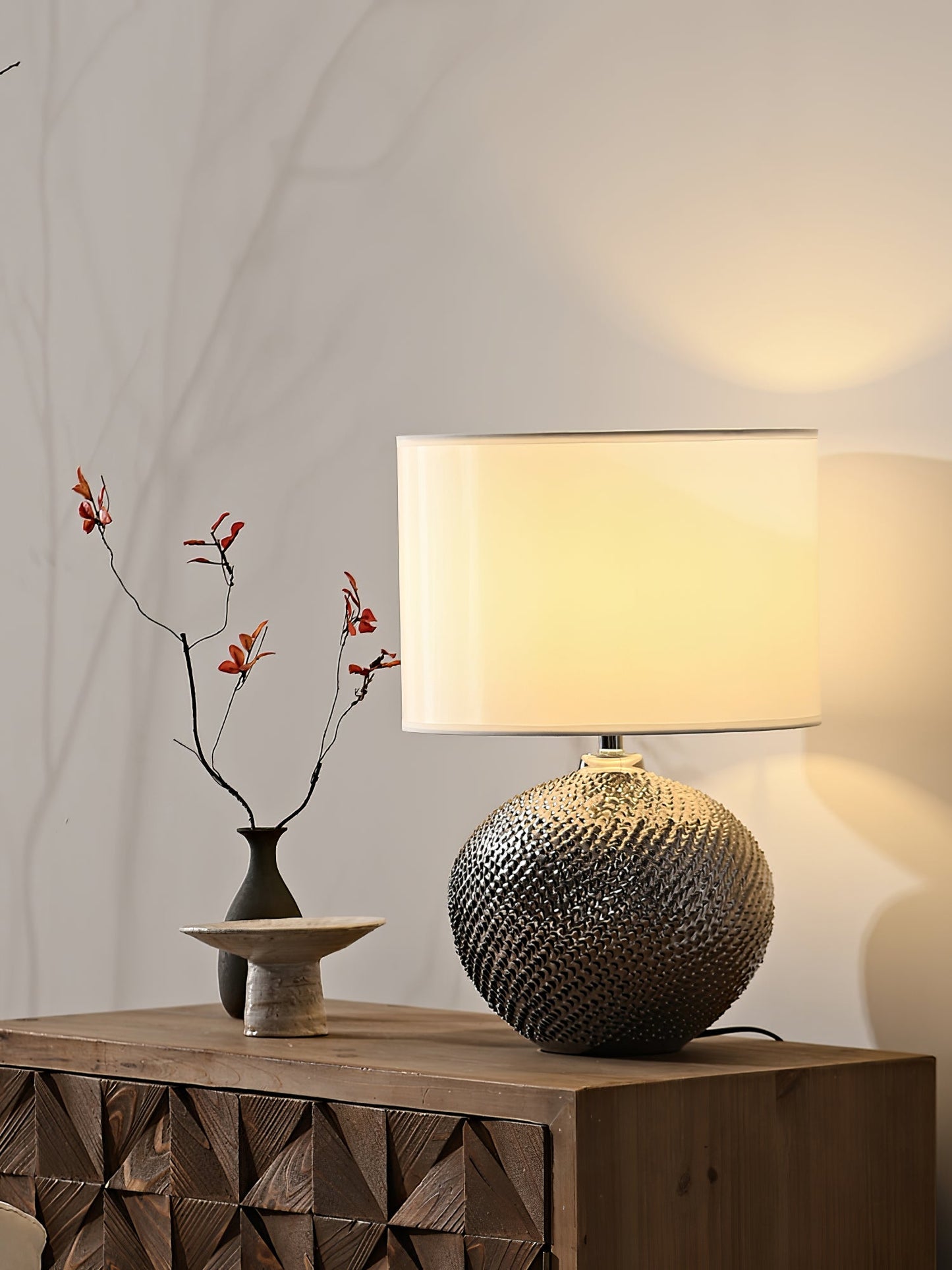 Mabel Textured Ceramic Table Lamp