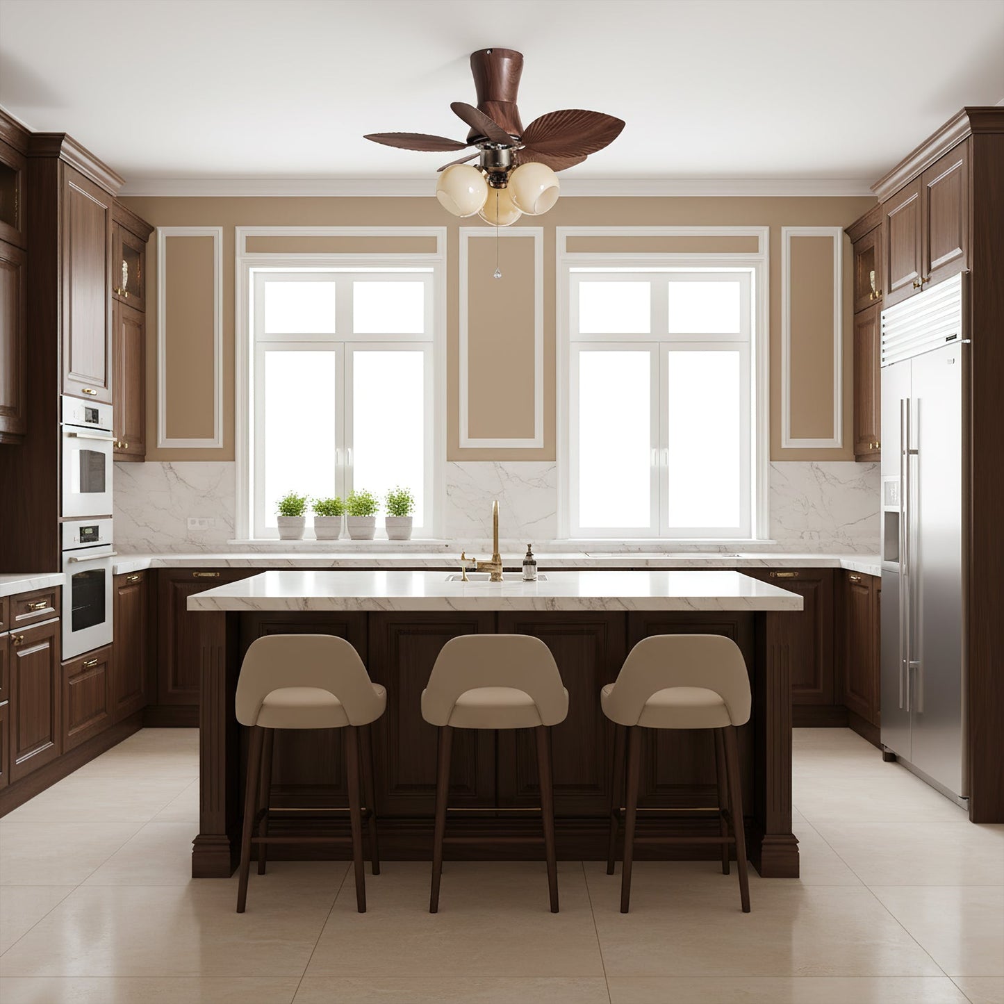 Malibu Ceiling Fan Light