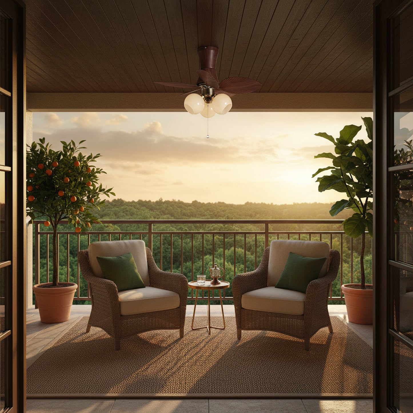 Malibu Ceiling Fan Light