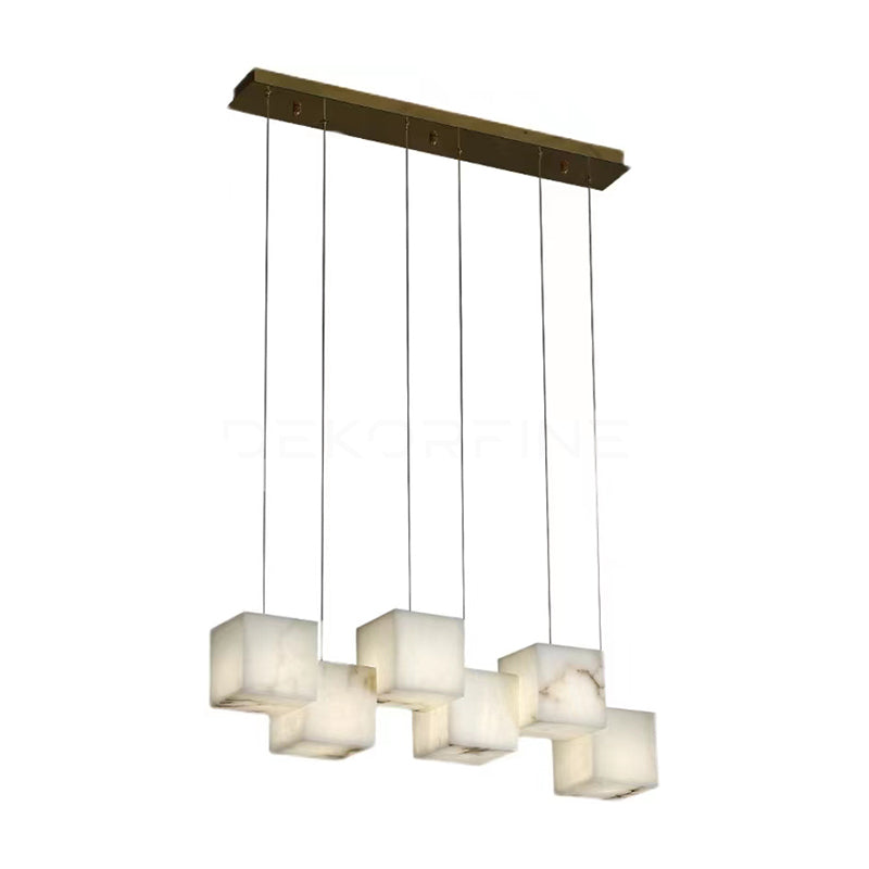 Alabaster Box Chandelier