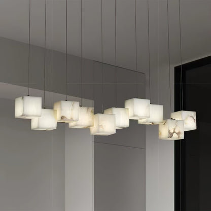 Alabaster Box Chandelier
