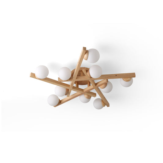 Matya Wood Ceiling Light