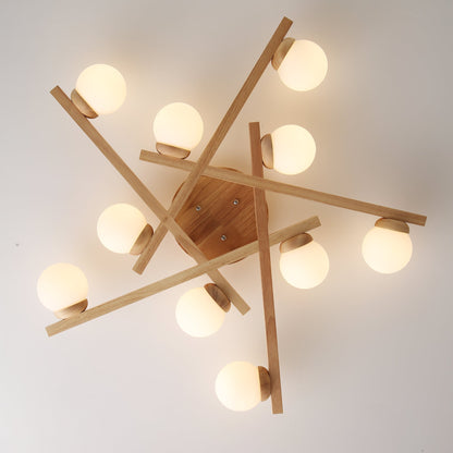 Matya Wood Ceiling Light