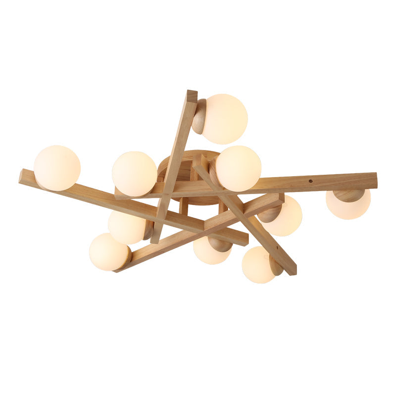 Matya Wood Ceiling Light