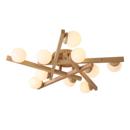 Matya Wood Ceiling Light