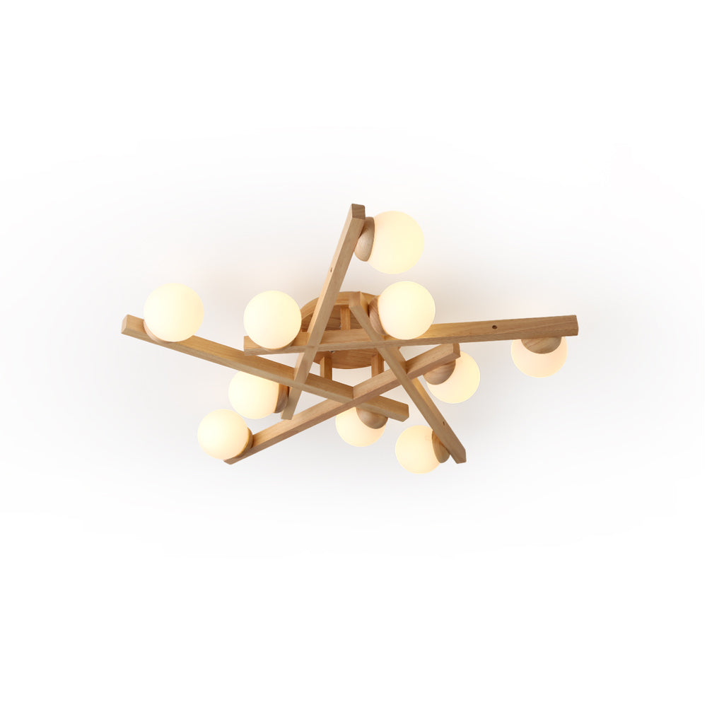 Matya Wood Ceiling Light