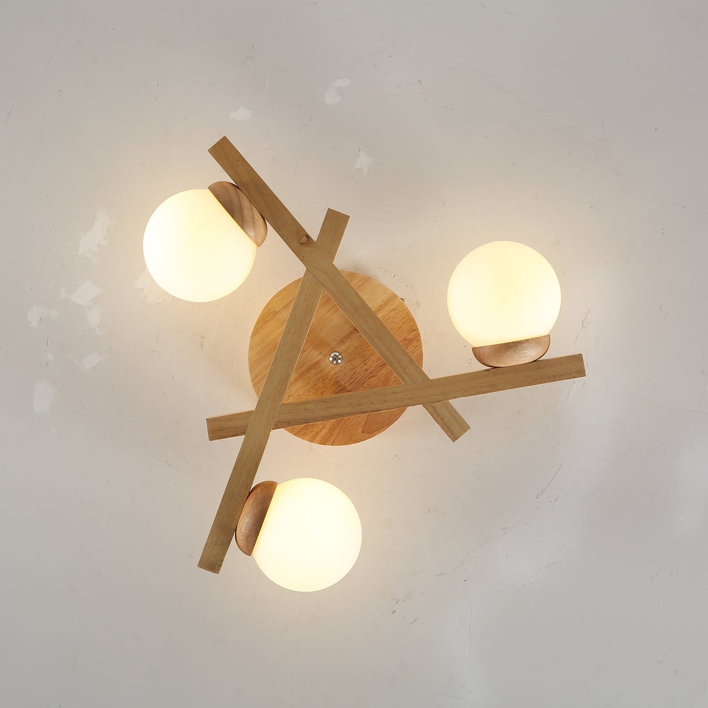 Matya Wood Ceiling Light