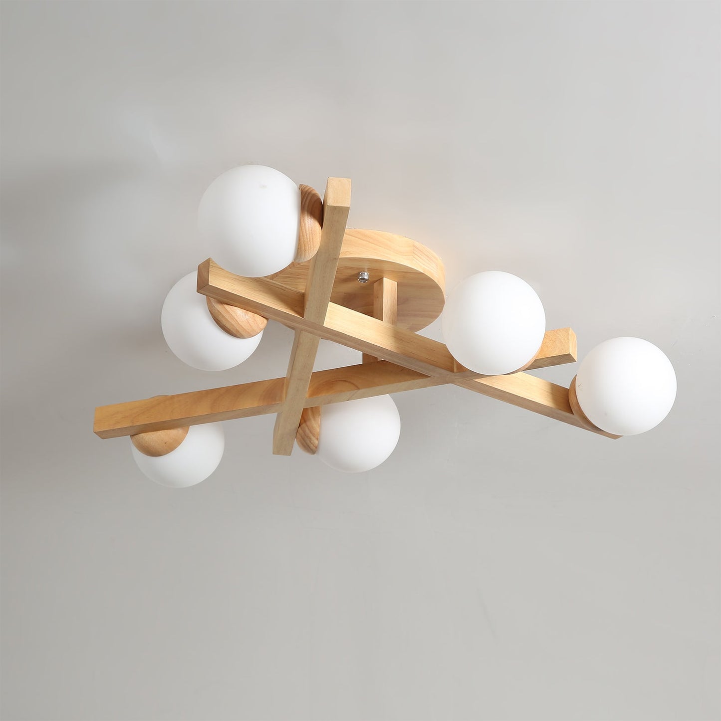 Matya Wood Ceiling Light