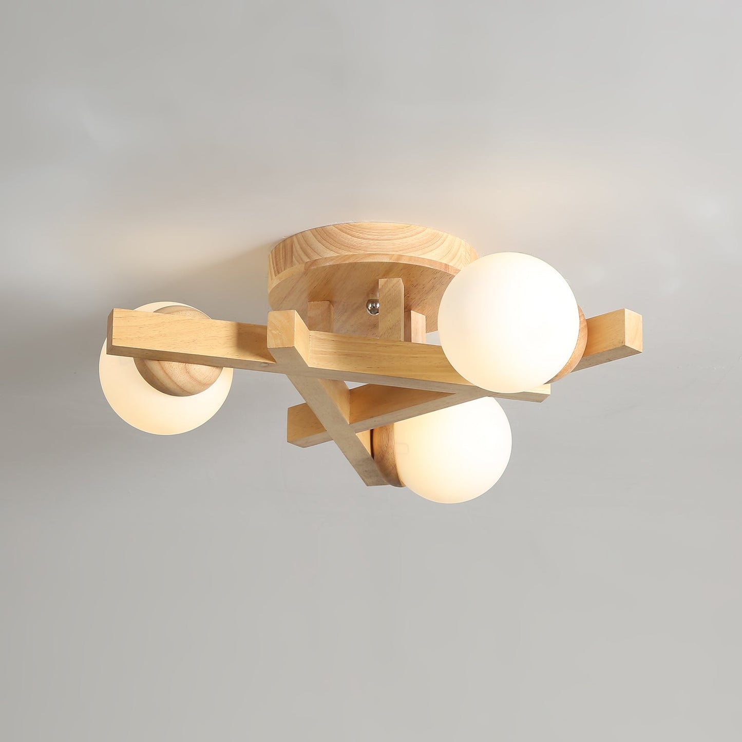 Matya Wood Ceiling Light