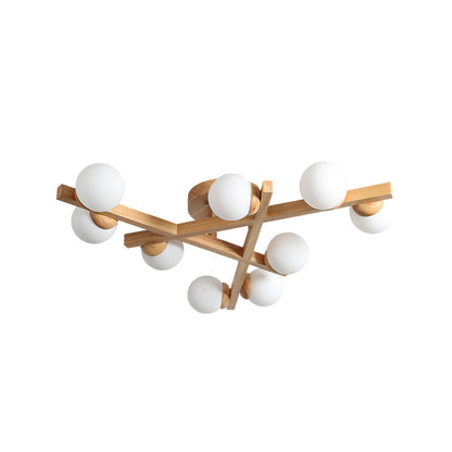 Matya Wood Ceiling Light