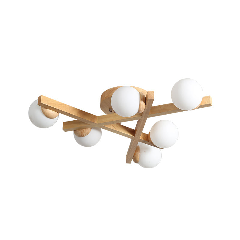 Matya Wood Ceiling Light