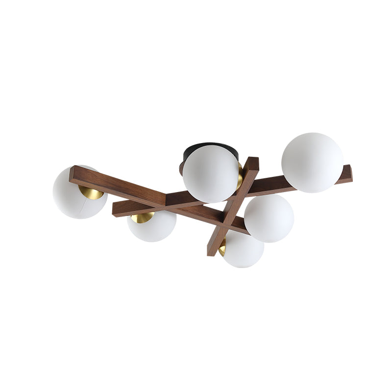 Matya Wood Ceiling Light